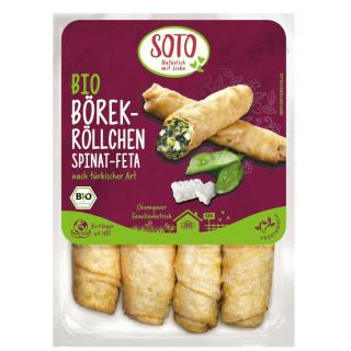 Spinat-Feta Röllchen