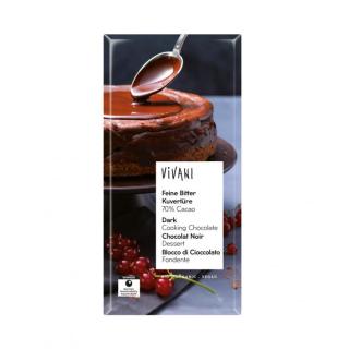Feine Bitter Kuvertüre Tafel