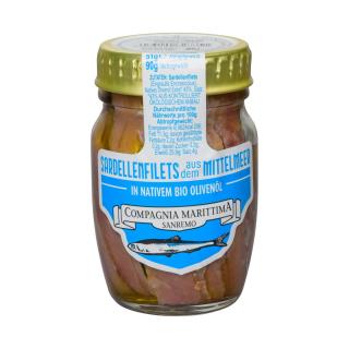 Sardellenfilets in nativem Bio Olivenöl