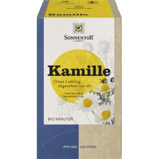 Kamille im Aufgussbeutel