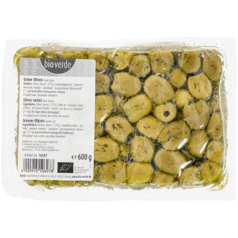Grüne Oliven oh. Stein (im Nachfüllbeutel)
