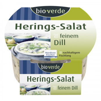 Herings-Salat m.Dill in Jog.Sa