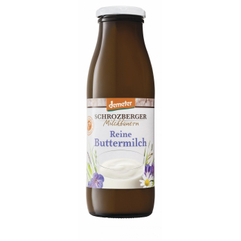 Buttermilch in Flasche
