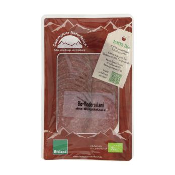 Rindersalami geräuchert Aufs.